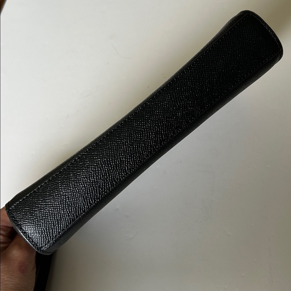 Coach Black Leather Wristlet Clutch - Picture 6 of 11